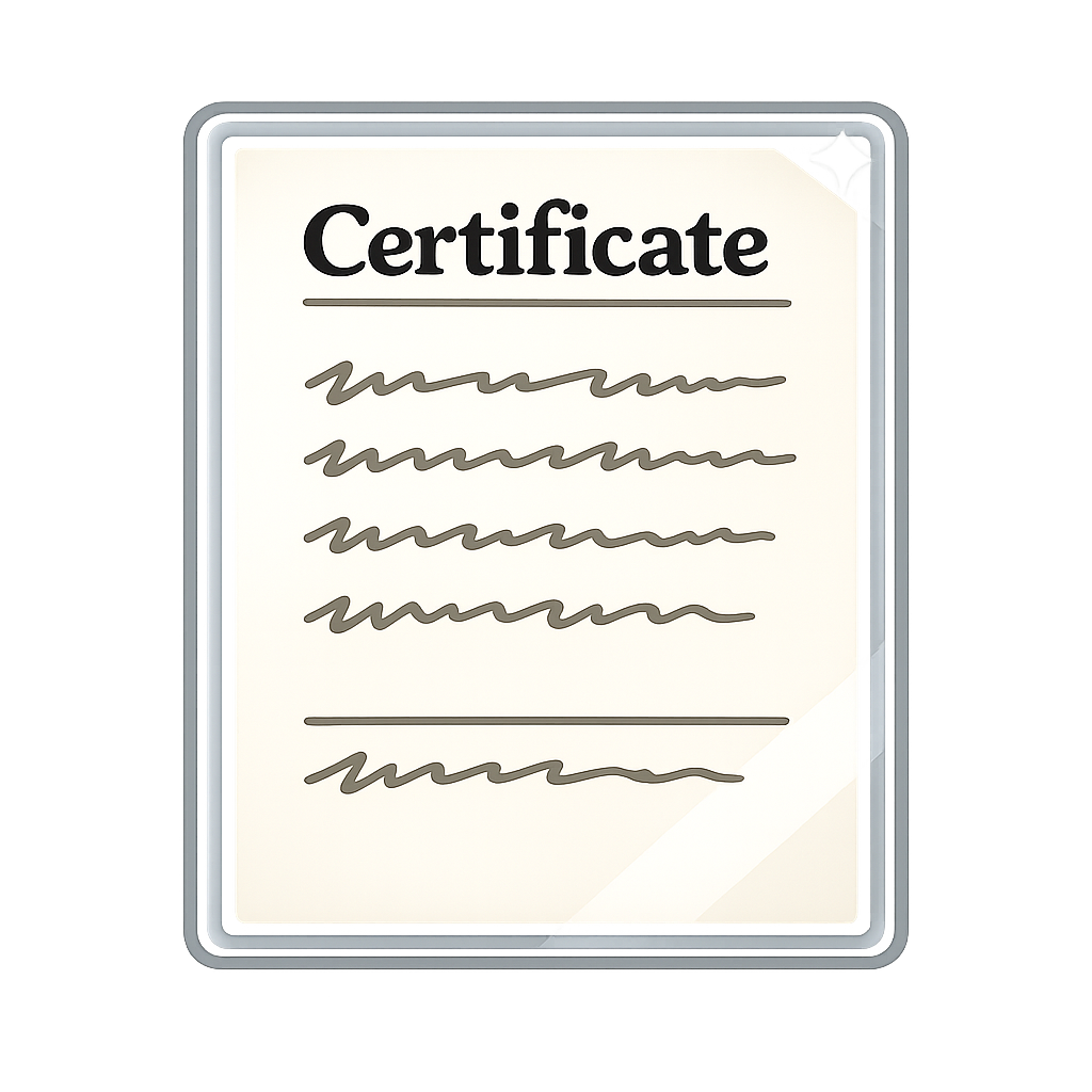 Certifications